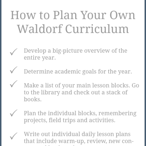 waldorf curriculum
