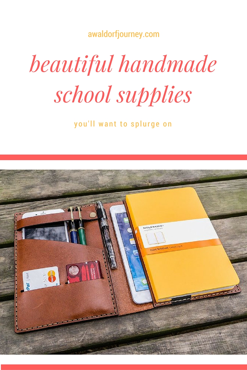 handmade school supplies