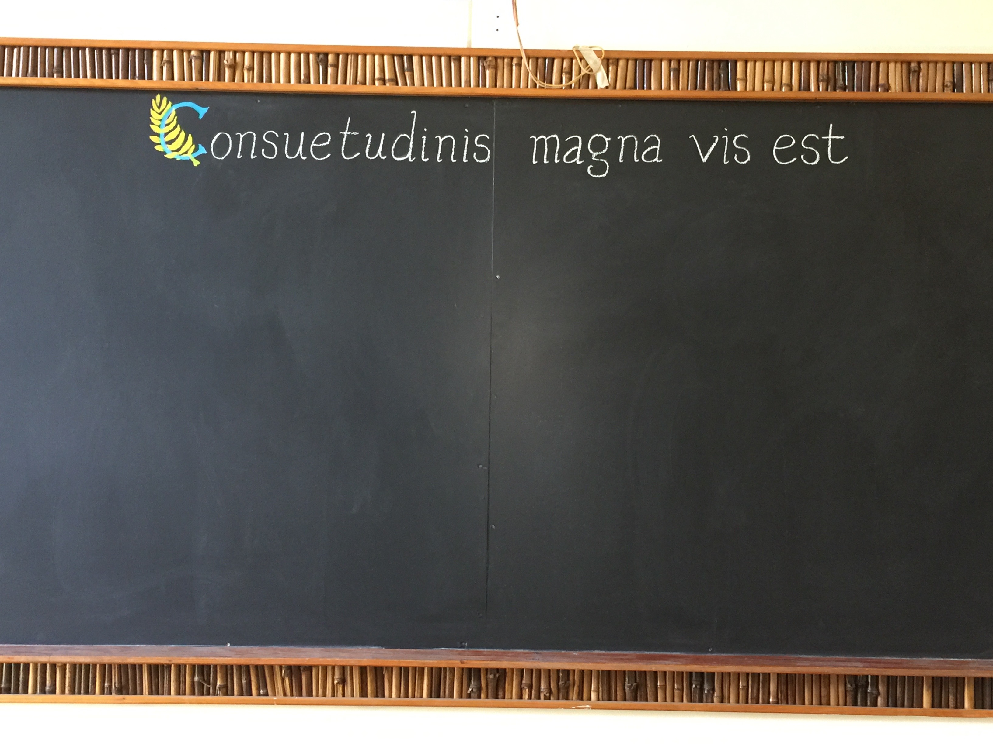 6th grade waldorf chalkboard