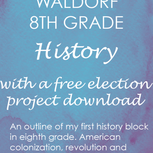 Waldorf 8th grade history