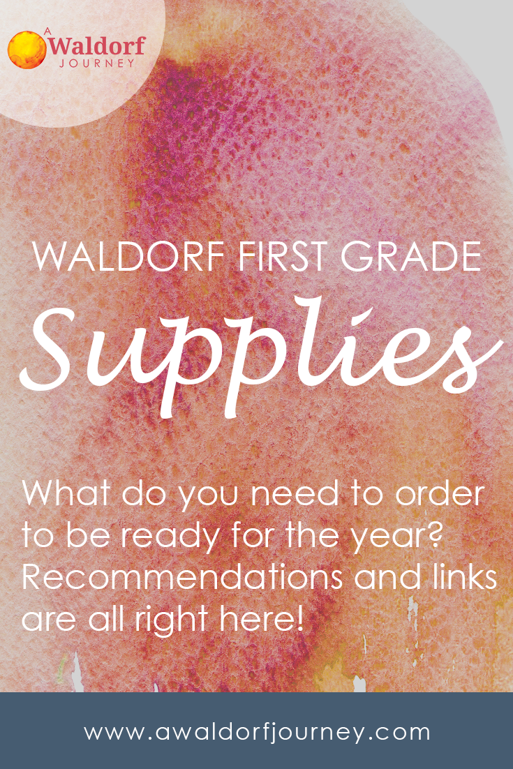 waldorf first grade supplies