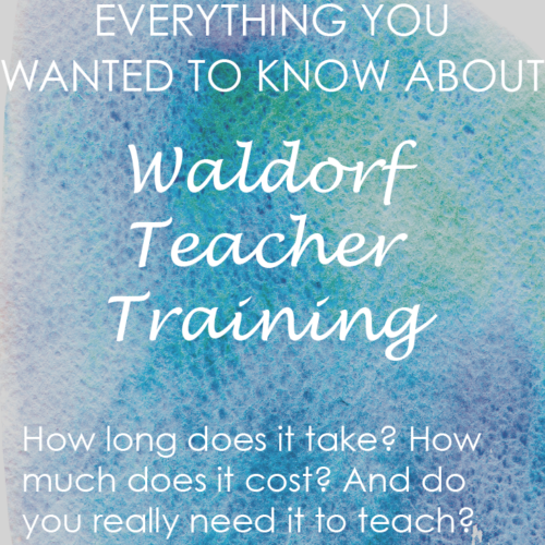 waldorf teacher training